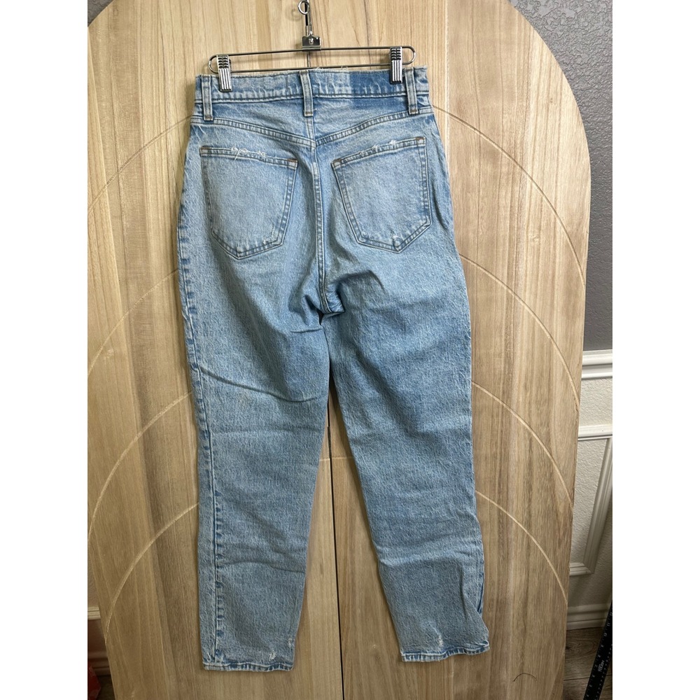 Abercrombie & Fitch The 90s Straight Ultra High Rise Curve Love Jeans Light Wash - Picture 8 of 10